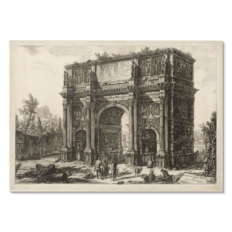 Plakat na Płótnie Tulup 59,4x42 cm (A2) Łuk Konstantyna Do salonu, przedpokoju, biura 1 szt.