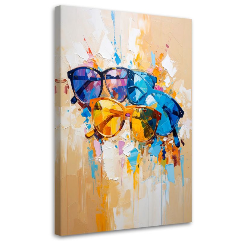 Obraz młodzieżowy na ścianę Feeby Okulary przeciwsłoneczne 70x100cm 1szt