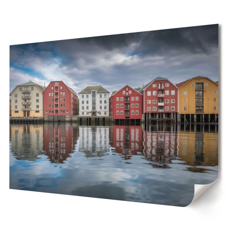 Plakat Wallfluent Format A4 Miejskie odbicie Artysta P. van B. 1 szt.