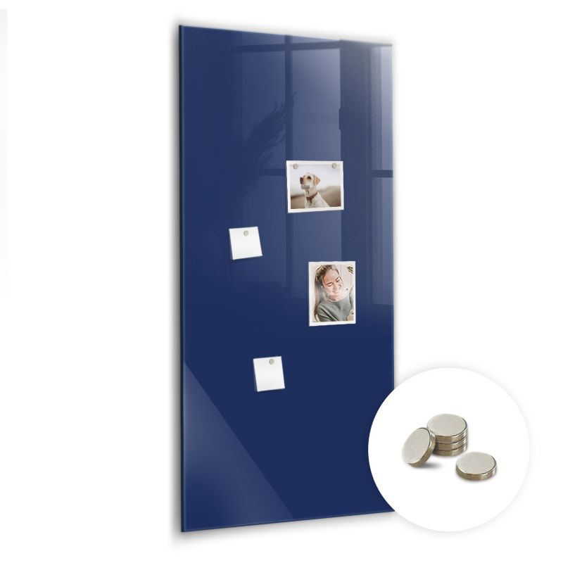 Magnetyczna Tablica Wallfluent 70x100 cm Elegancki klasyczny granat 1 szt.