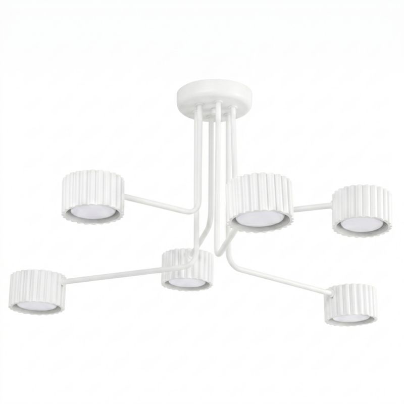 Żyrandol AURA 6 biały Gx53 Sollux Lighting 1 szt.