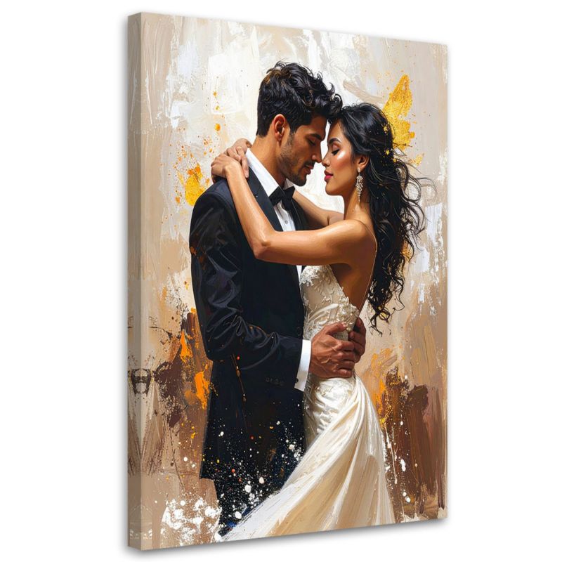 Obraz do salonu sypialni kuchni biura Feeby Zakochana para miłość 30x45cm 1szt