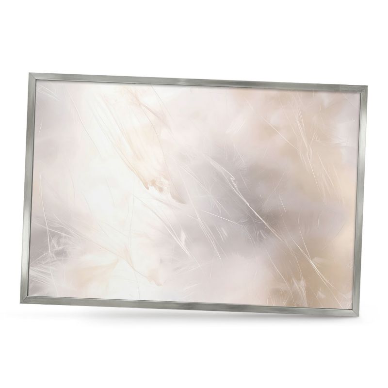 Tablica magnetyczna dekoracyjna ArtPrintCave 60x40 Miękka lekkość w srebrnej ramie 1szt