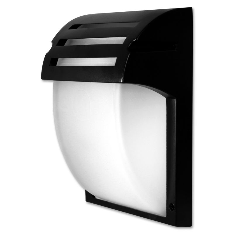 Lampa zewnętrzna MasterLED Kalio E27 IP54 kinkiet oprawa elewacyjna aluminium czarna 1 szt.