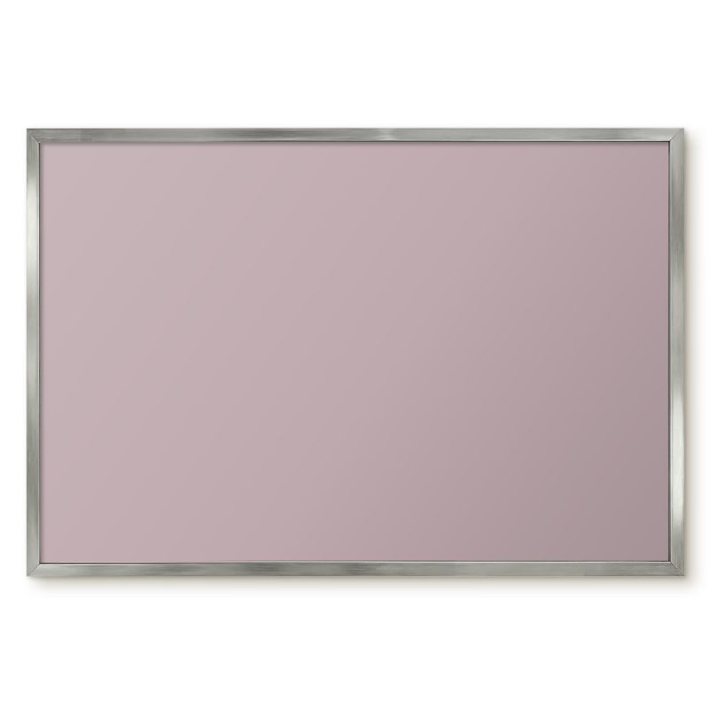 Tablica Magnetyczna Do Salonu Tulup 60x40 cm Pastelowy liliowy - Srebrna rama Do sypialni, salonu 1 szt.