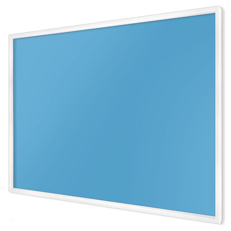 Tablica magnetyczna do salonu Wallfluent 100x70 Błękit wody w białej ramie 1szt