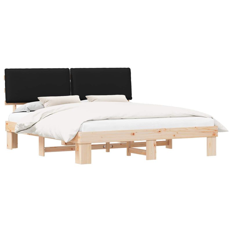 Łóżko Drewniane WaszeMeble 180x200 cm Brązowe WM-3398071 1 szt.