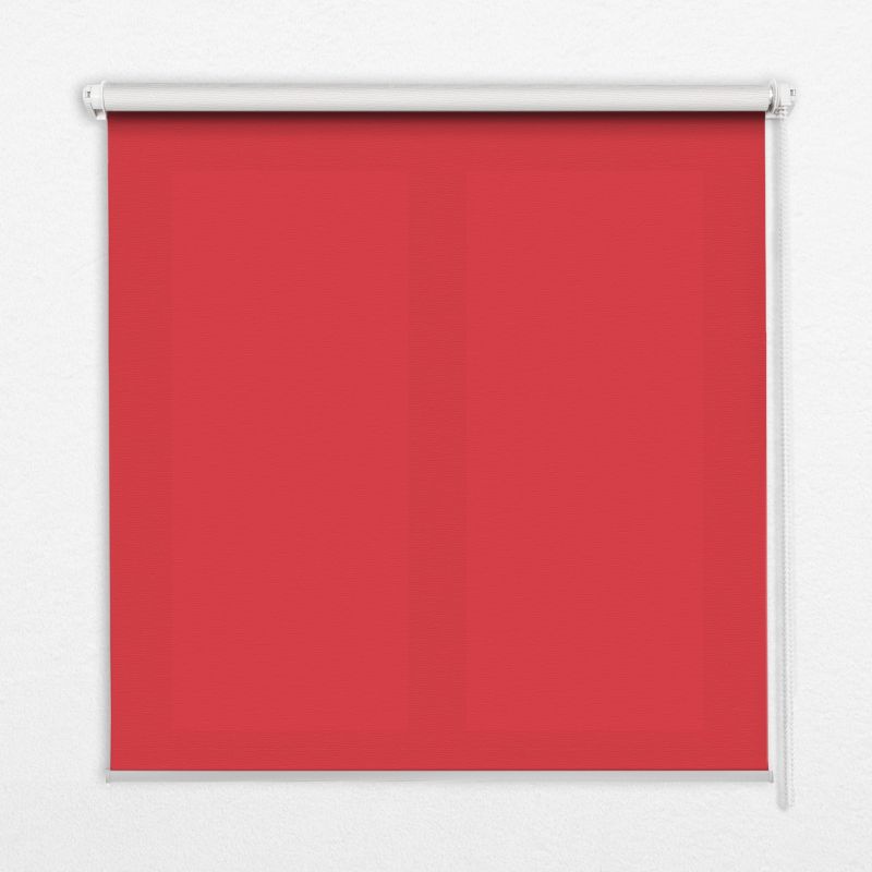 Roleta Wzorzysta Tulup 60x140 cm Czerwony Montaż do ściany/sufitu 1 szt.
