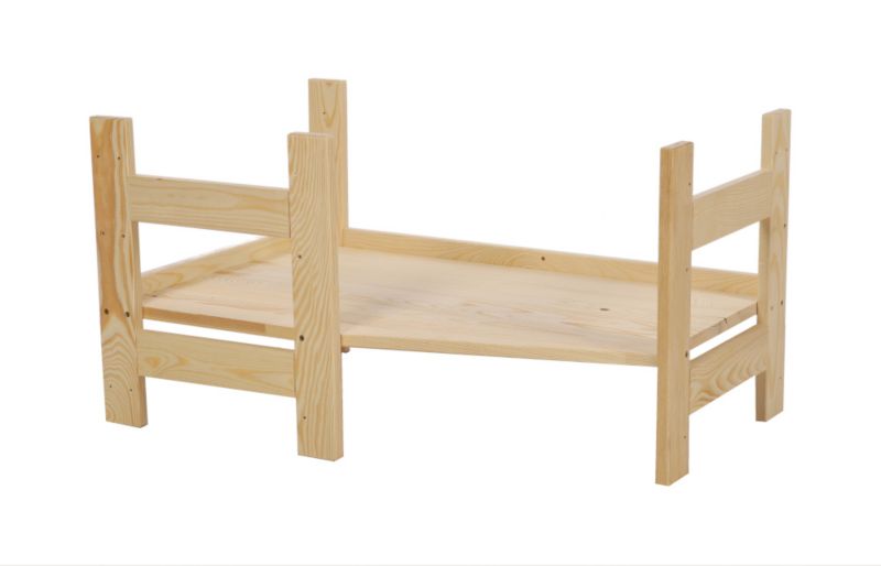 Regał modułowy MODO24 z pełnymi półkami 39 x 72 x 45 cm naturalny 1 szt.