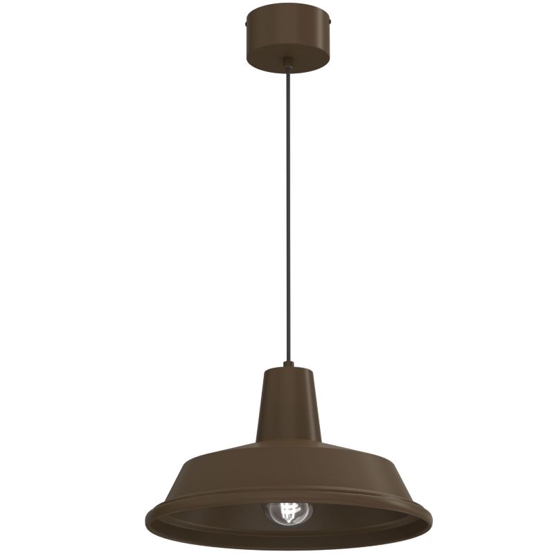 Lampa wisząca Luminex Class brązowa 1xE27x15W IP20 wym:120x36x36cm - 1 szt.