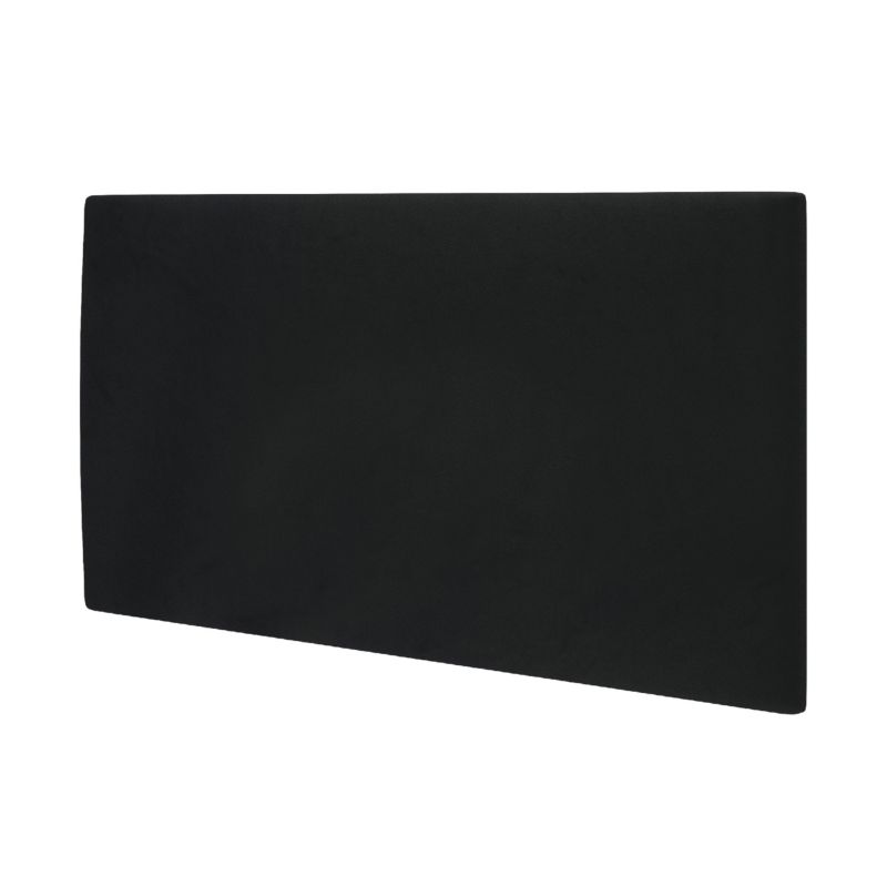 Panel tapicerowany ścienny Stegu wezgłowie 60x30 cm Czarny welur - akustyczny, dekoracyjny 1 szt.