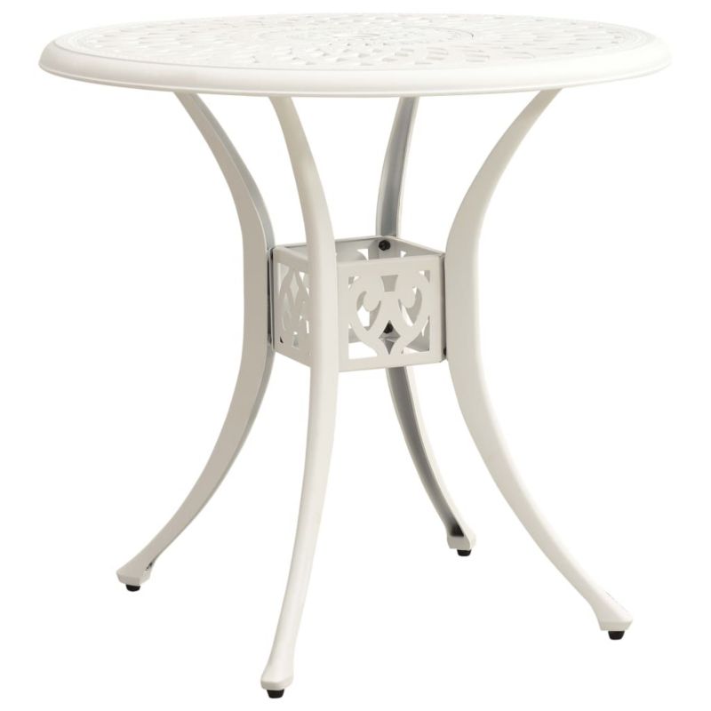 Stolik ogrodowy pomocniczy WaszeMeble z aluminium biały WM-315584 1 szt.
