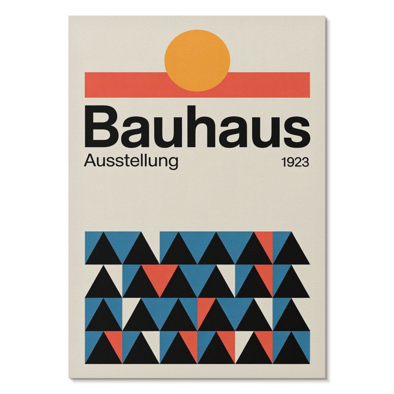 Plakat na Płótnie Tulup 59,4,x84 cm (A1) Bauhaus geometria Do salonu, biura, przedpokoju 1 szt.