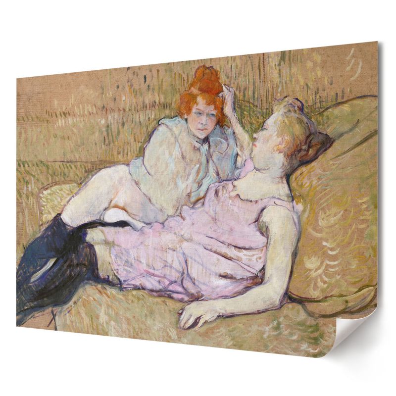 Plakat Wallfluent Format A1 Sofa Artysta Henri de Toulouse-Lautrec 1 szt.