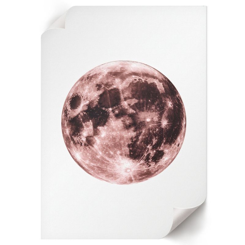 Grafika Na Ścianę ArtPrintCave 29,7x42 cm Księżyc kosmos Between 1 szt.