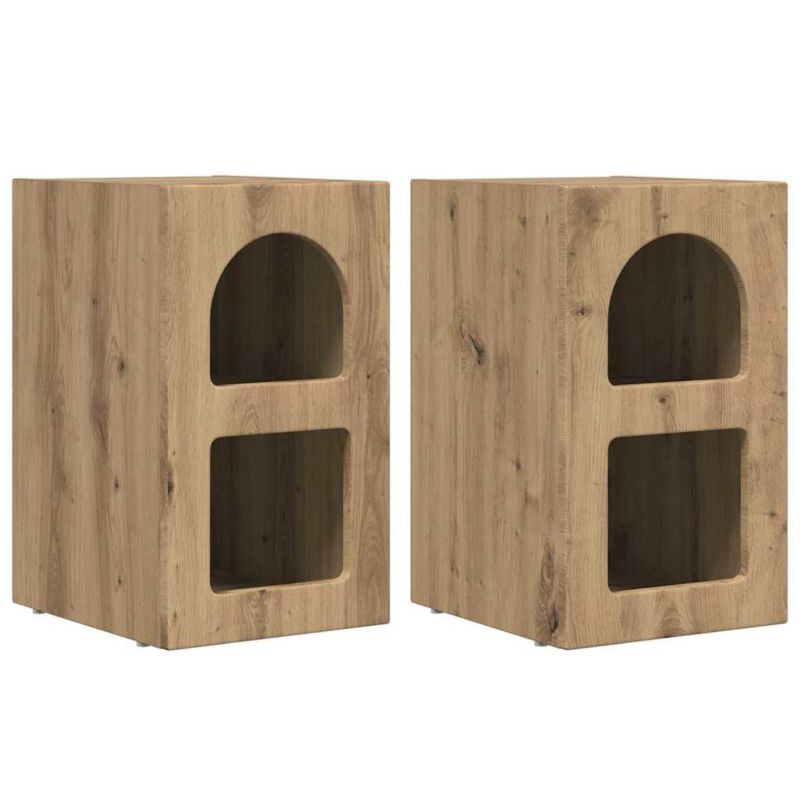 Stoliki nocne WaszeMeble dąb artisan WM-891243 2 szt.