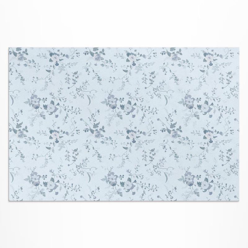 Dywan Winylowy Z Nadrukiem Wallfluent 150x225 cm Malowane subtelne kwiaty na łące 1 szt.