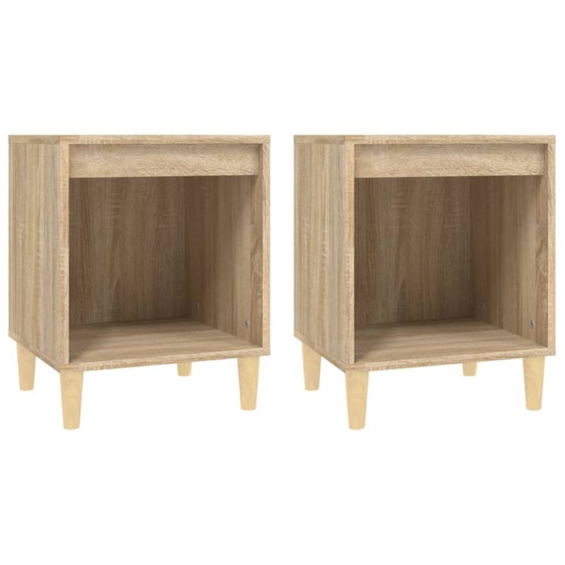 Stoliki nocne WaszeMeble dąb sonoma WM-821865 2 szt.