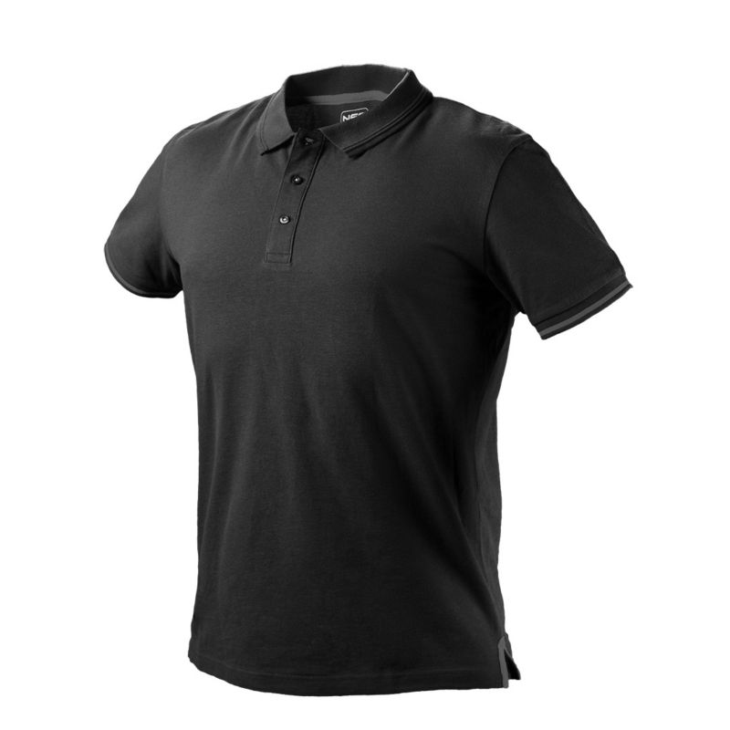 Koszulka polo Denim 100% bawełna L czarna 1 szt.