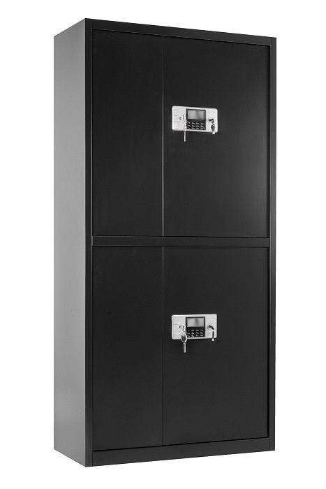 Szafa Unique biurowa XD-032 czarna metalowa 1szt