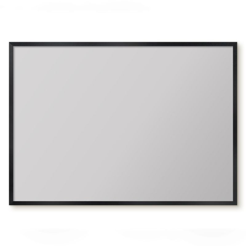 Tablica Magnetyczna W Ramie Tulup 70x50 cm Jasny fioletowy 1 - Czarna rama Do sypialni, salonu 1 szt.