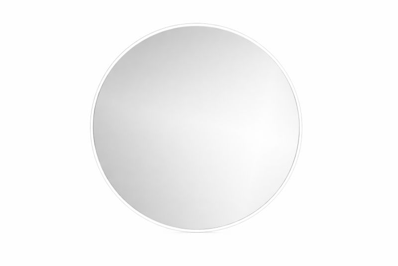 Lustro okrągłe Cordia Plus Round Line w białej ramie 60cm 1szt.