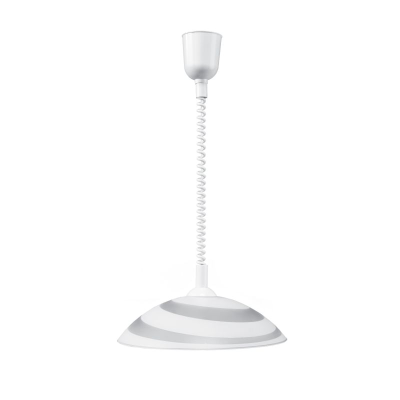 Lampa Wisząca SPOT Light 1xE27 Max.60W Białe Szkło, Klasyczne Połączenie od Polskiego Producenta, 1 szt.