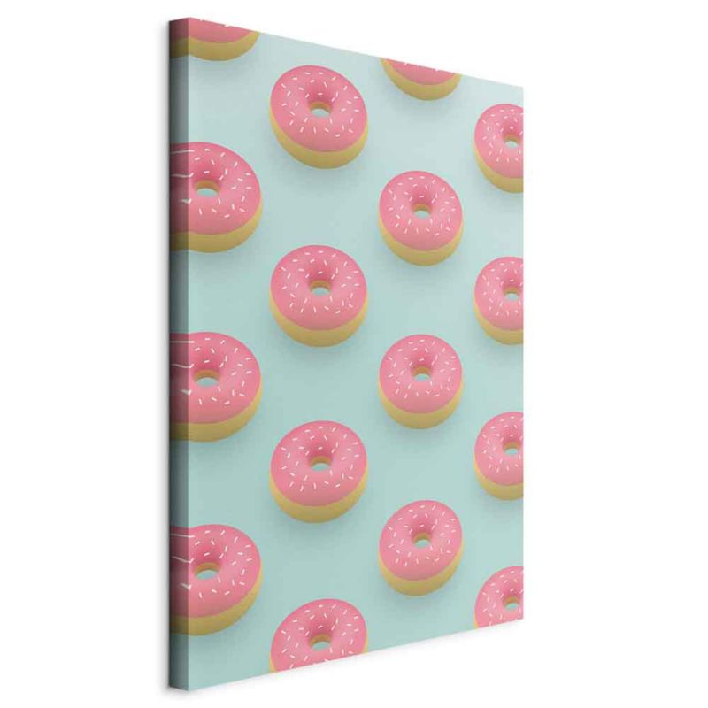 Obraz Artgeist Pastelowe donuty 80 x 120 cm flizelina 1 szt