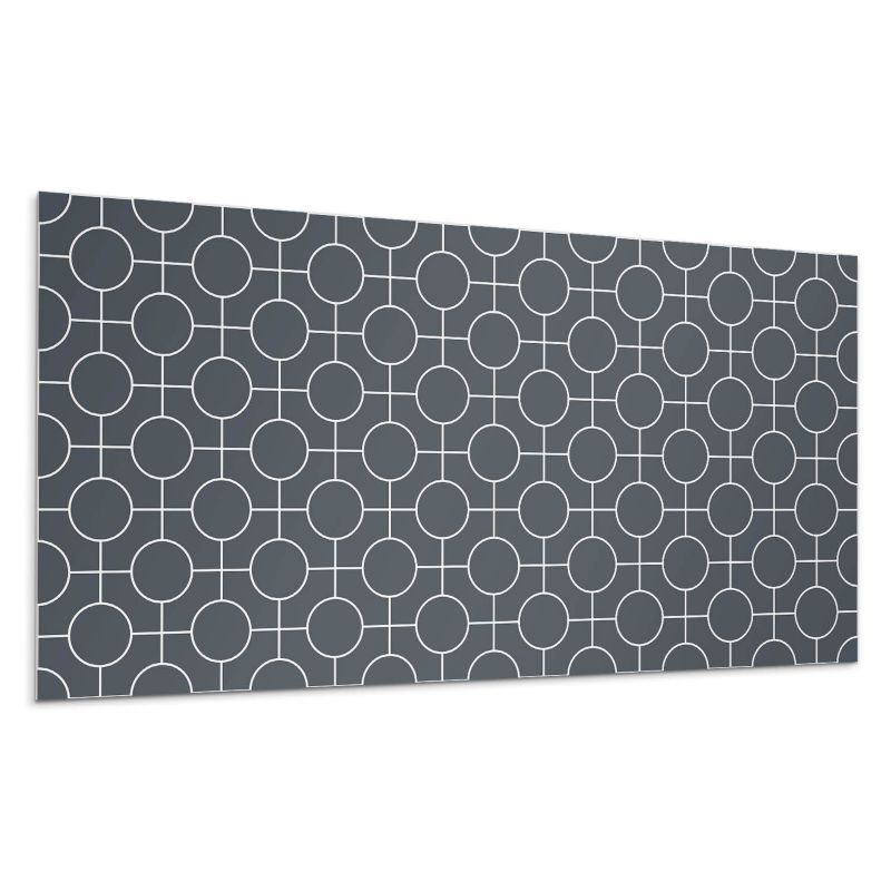 Panele samoprzylepne Wallfluent 60x30 cm Geometria kół i linii w designie 6 szt.
