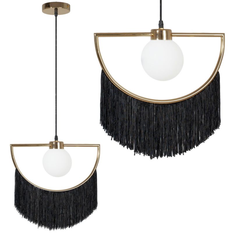Lampa Sufitowa Wisząca Toolight App968 Czarny