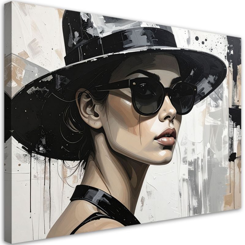 Obraz do salonu sypialni biura loftu spa Feeby Kobieta 45x30cm 1szt