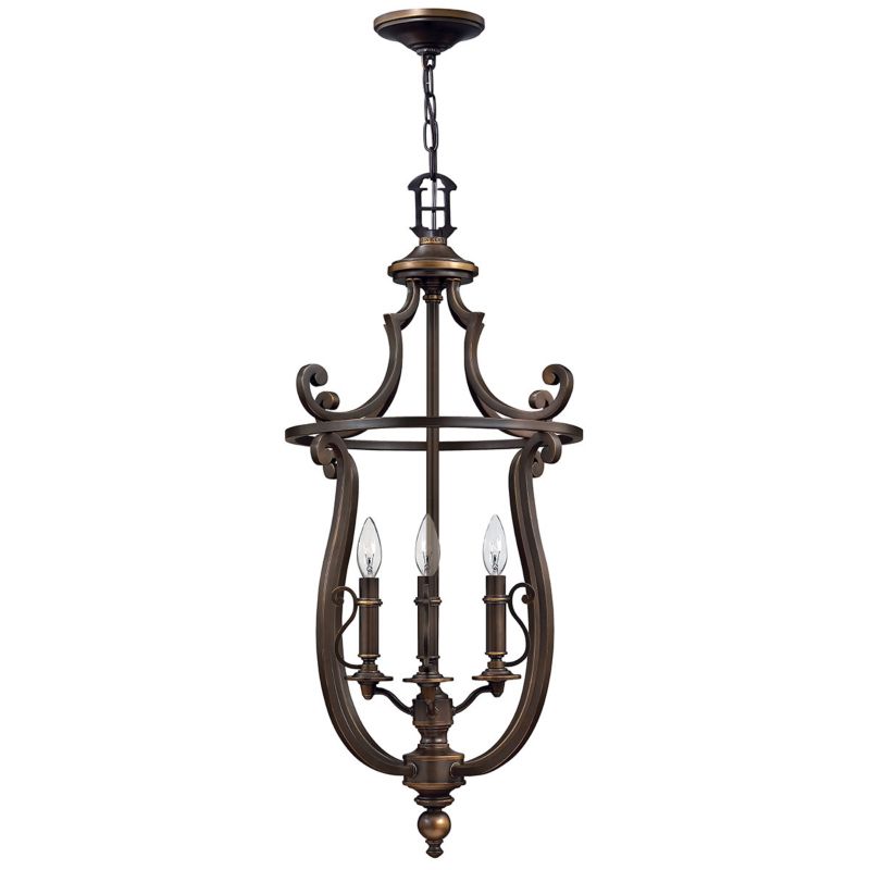 Lampa wisząca Hinkley Plymouth 7804 stary brąz retro 4xE14 x 60W 1 szt.