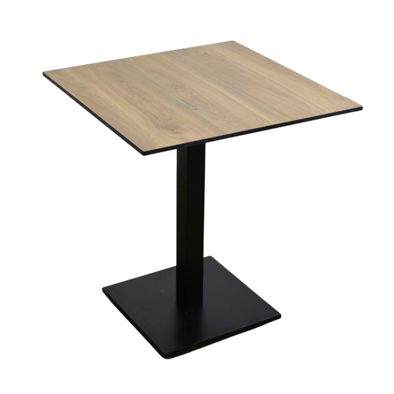 Stolik do kawiarni wodoodporny HPL 12mm 75x75cm Dąb Miodowy 1szt.