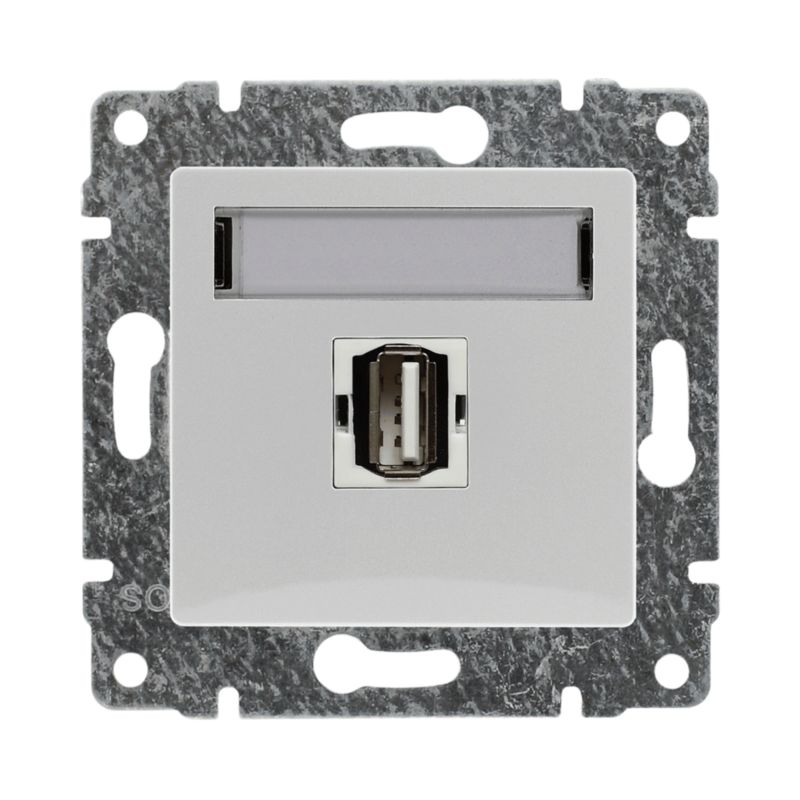 Gniazdo Multimedialne Usb 3.0 Bez Ramki Kos Vena Białe 510451 1szt.