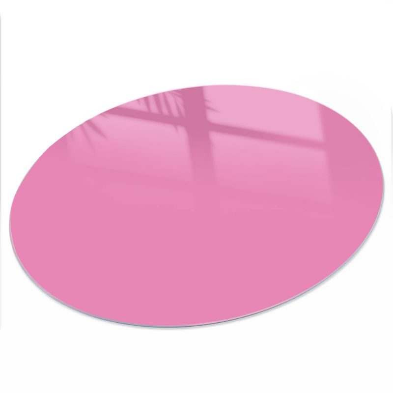 Blat Na Stół ArtPrintCave fi100 cm Chłodny róż - Szklany Blat do Stolika Kawowego 1 szt.