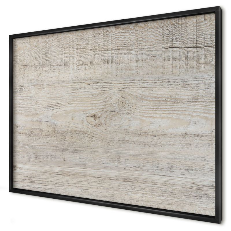 Ozdobna tablica na magnesy Wallfluent 100x70 Faktura drewna w czarnej ramie 1szt