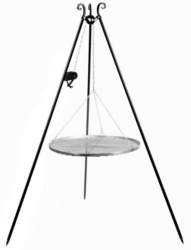Grill TYLETEGOTU na trójnogu TRIVO 50 cm czarny 1 szt