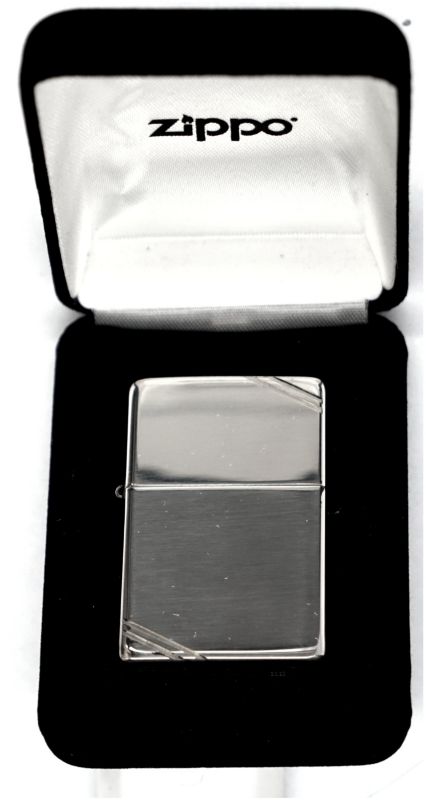 Zapalniczka ZIPPO Benzynowa STERLING SILVER SLASH HIGH POLISH SREBRO 925 60001492 1szt