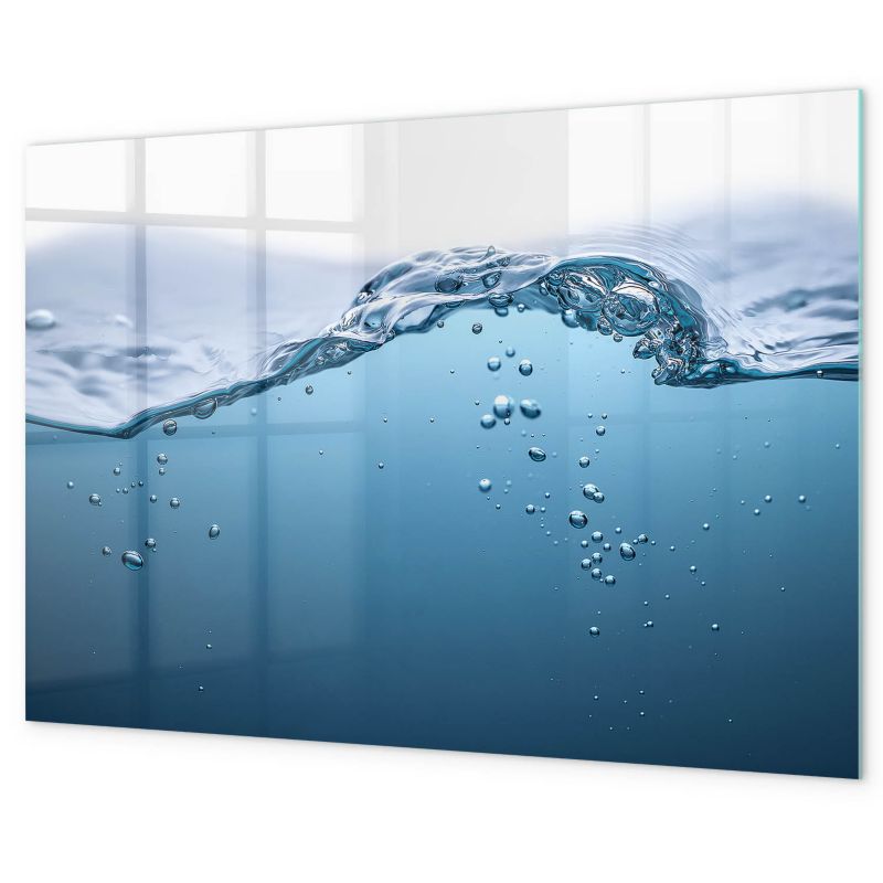 Tablica Do Rysowania Magnetyczna Tulup 90x60 cm Zbliżenie wody Z magnesami, gąbką i Czarny marker 1 kpl