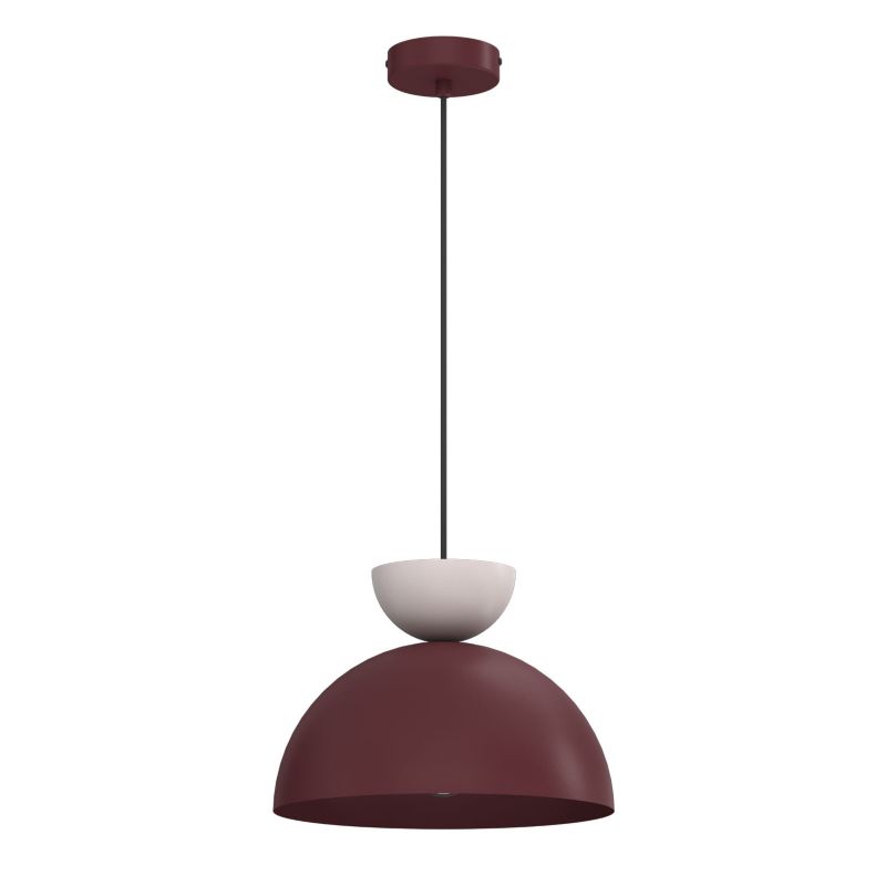 Lampa wisząca Luminex Nevis czerwona 1xE27x15W IP20 wym:105x29x29cm - 1 szt.