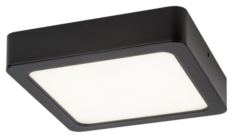 Plafon Rabalux Shaun2 czarno-biały LED 12W 4000K 660lm IP20 wym: 3,3 x 12 x 12 cm tworzywo sztuczne - 1 szt.