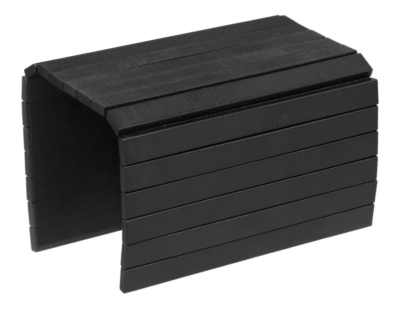 Podłokietnik na kanapę fotel sofę Gockowiak Volsa mata 44x24cm czarny bambus 1szt