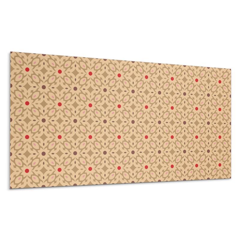 Panele samoprzylepne Wallfluent 40x20 cm Florystyczna siatka z kwiatami 10 szt.