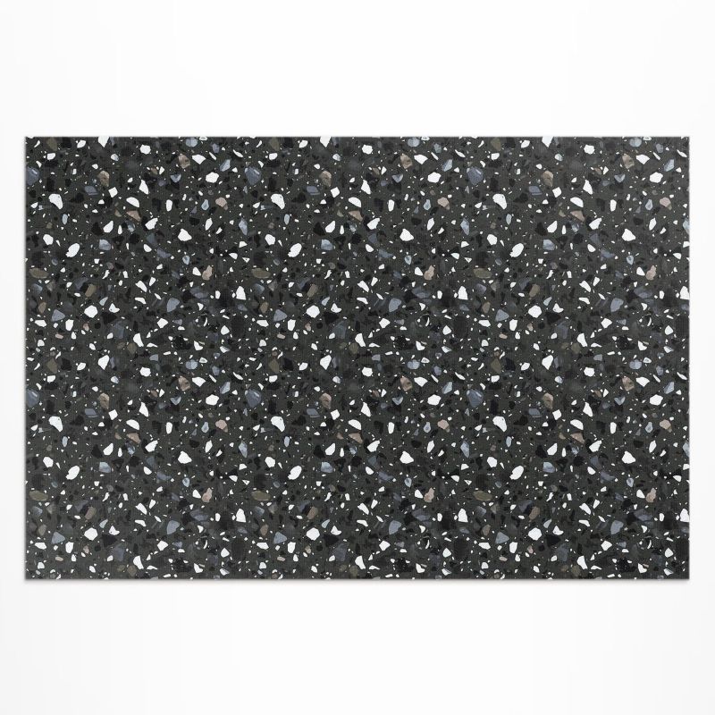 Balkonowy Dywan Winylowy UV Wallfluent 100x150 cm Gres ciemny kamień ozdobny 1 szt.