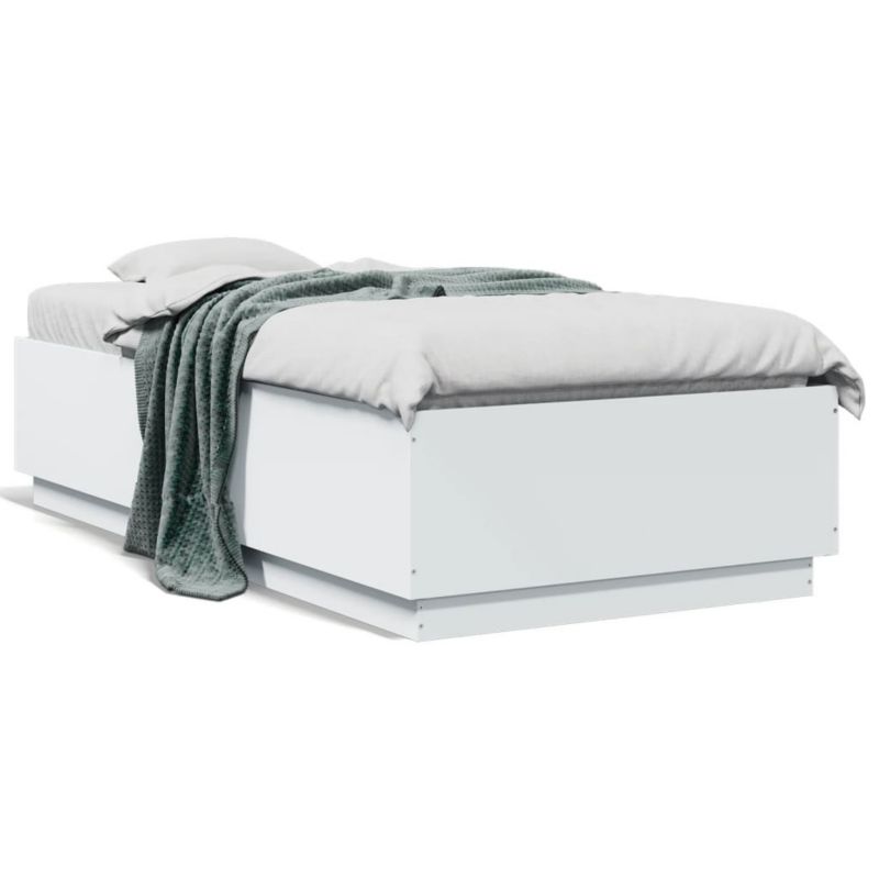 Łóżko drewniane WaszeMeble 75x190 cm biała WM-3209758 1 szt.