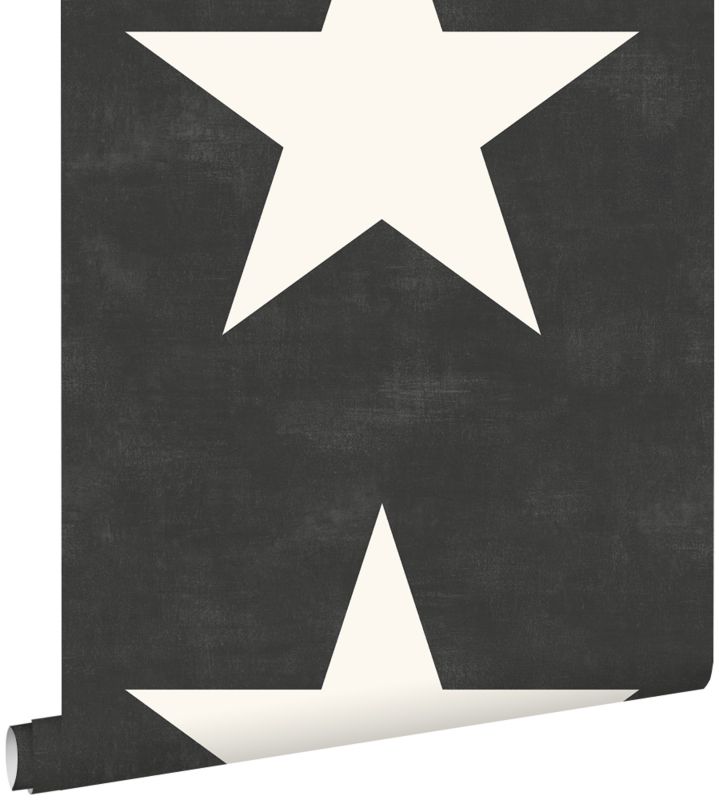 Tapeta ESTAhome gwiazdy czarnymIbiałym 53 cm x 10.05 m - 1 rol.