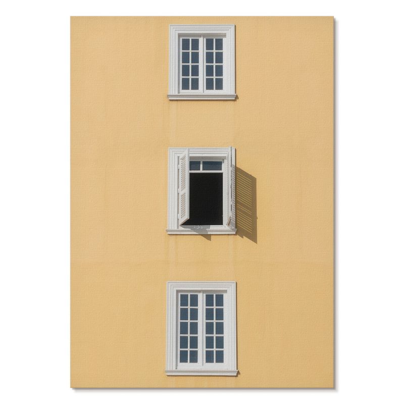 Obraz Plakat Canvas Tulup 42x59,4 cm (A2) Żółta fasada Do salonu, biura, sypialni 1 szt.