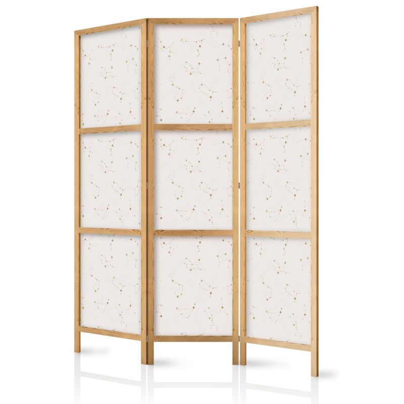 Parawan Muralo Japoński Gwiezdna Mapa Konstelacja Gwiazd 135x172 cm 1 szt.