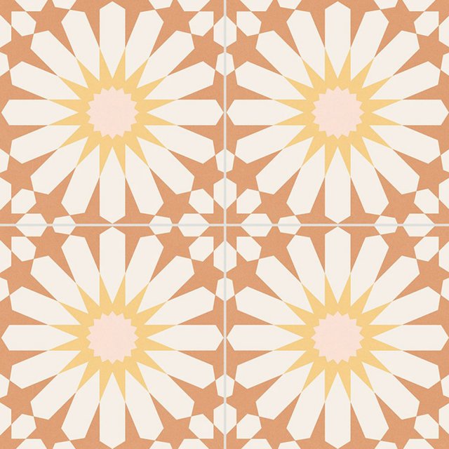 Gres szkliwiony hiszpański Gayafores SOLEIL ORANGE mat 33,15x33,15 ga