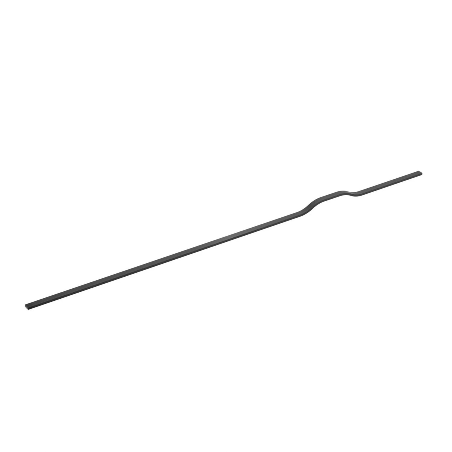 Gamet Gamet Uchwyt do szaf niesymetryczny czarny mat 15 x 1135 x 30 mm